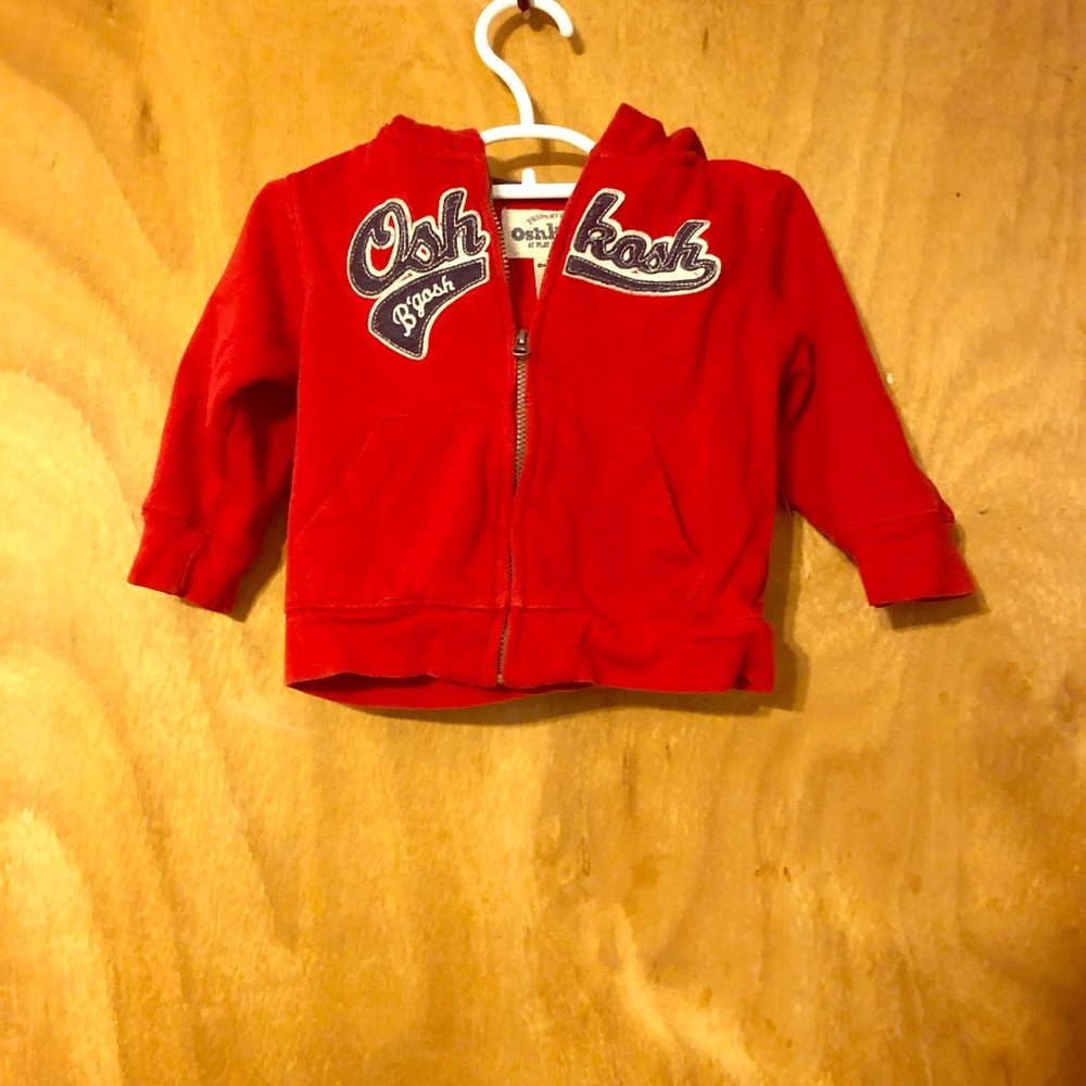 Oshkosh zip up hoodie